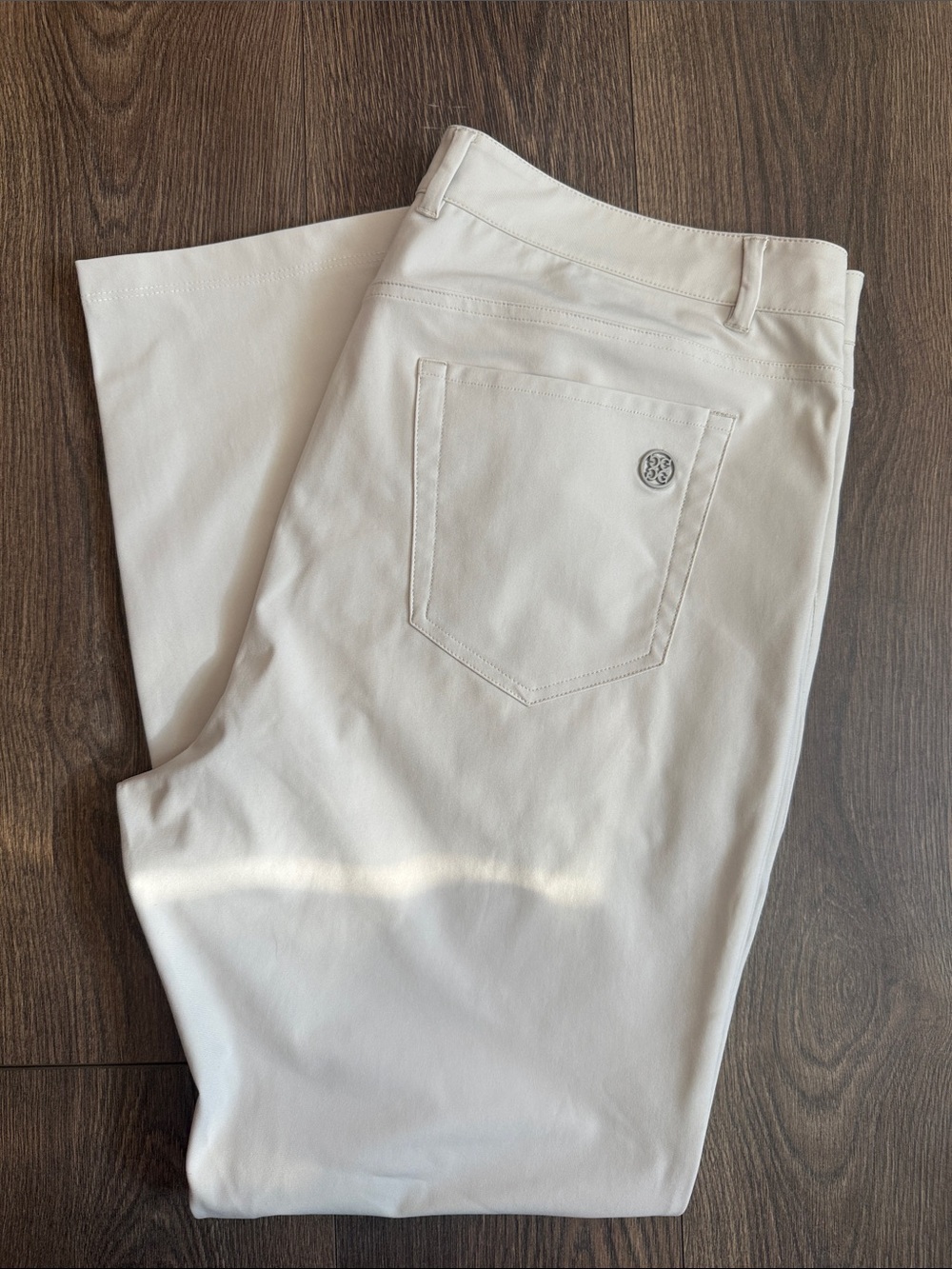 G/FORE Men’s Off-White Performance Straight Pants 36x32